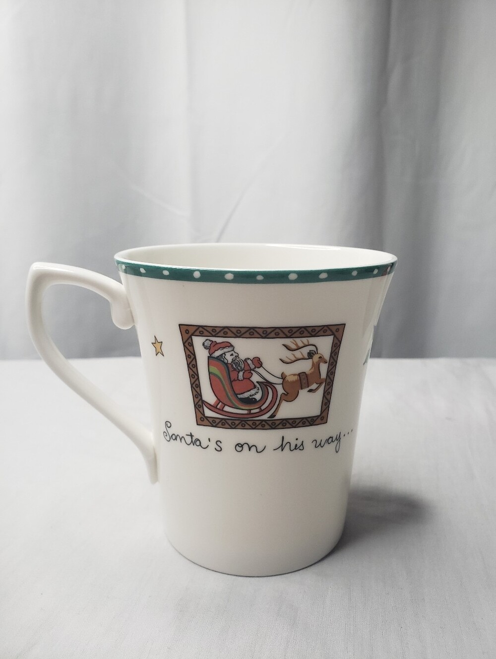 Vintage Mikasa Holiday Santa Mug